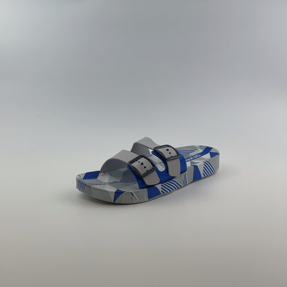14537 Férfi Strand Papucs - Kék / Szürke